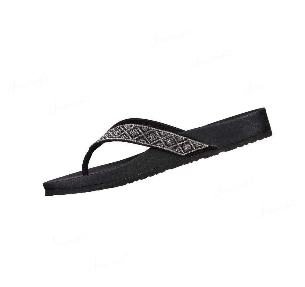 Sandalias Skechers Arch Fit Meditation - Stella Mujer Negras | 5605B_AR