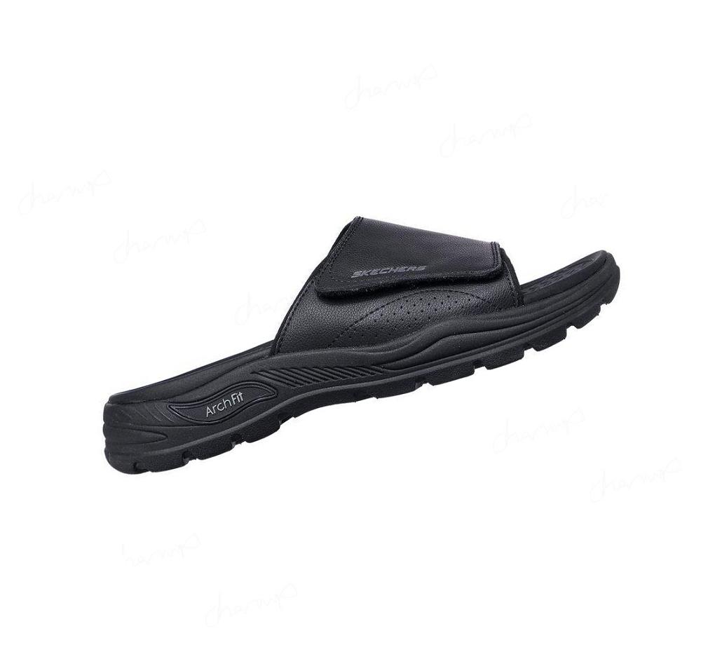 Sandalias Skechers Arch Fit Motley - Revelo Hombre Negras | 6133D_AR