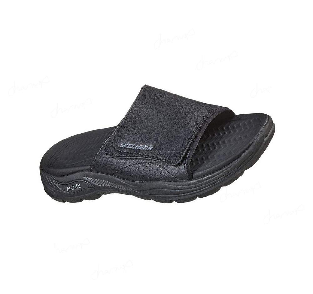 Sandalias Skechers Arch Fit Motley - Revelo Hombre Negras | 6133D_AR