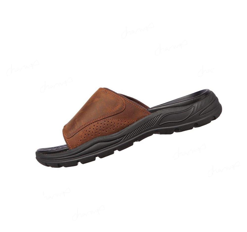 Sandalias Skechers Arch Fit Motley - Revelo Hombre Marrones | 6158B_AR