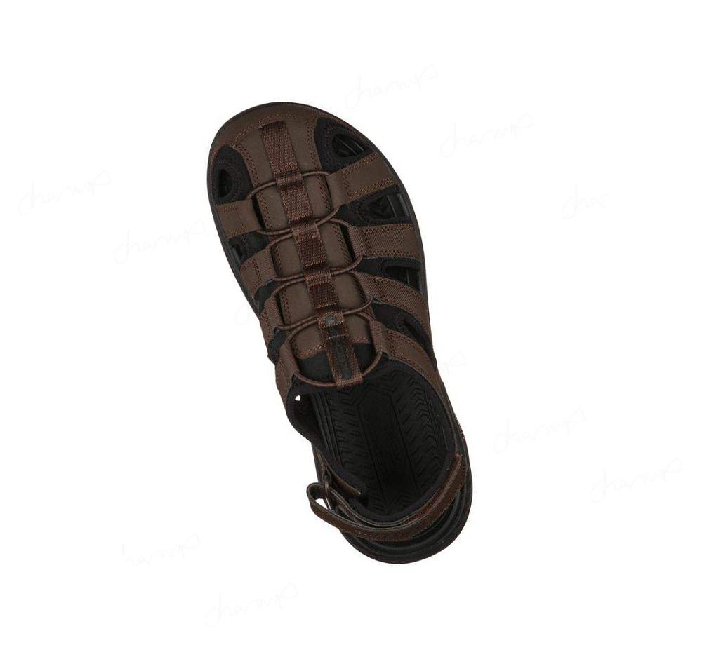 Sandalias Skechers Arch Fit Motley SD - Verlander Hombre Chocolate | 6083Q_AR