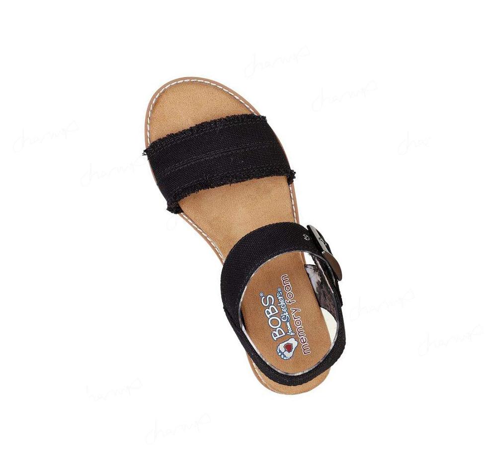 Sandalias Skechers BOBS Desert Kiss - Adobe Princess Mujer Negras | 51925_AR