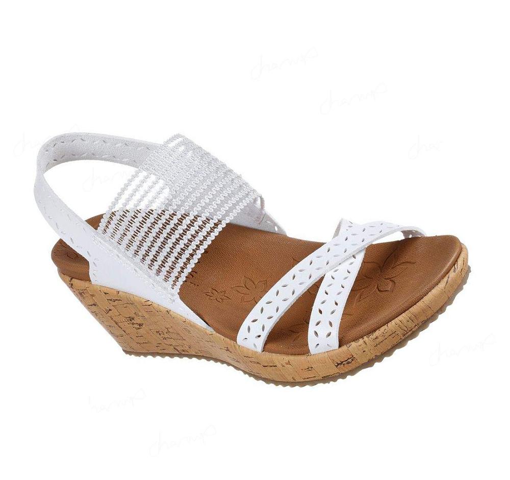 Sandalias Skechers Beverlee - Boho Glow Mujer Blancas | 5026L_AR