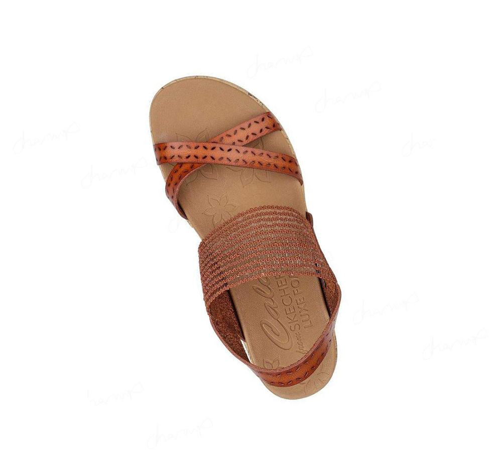 Sandalias Skechers Beverlee - Boho Glow Mujer Naranjas | 5028S_AR