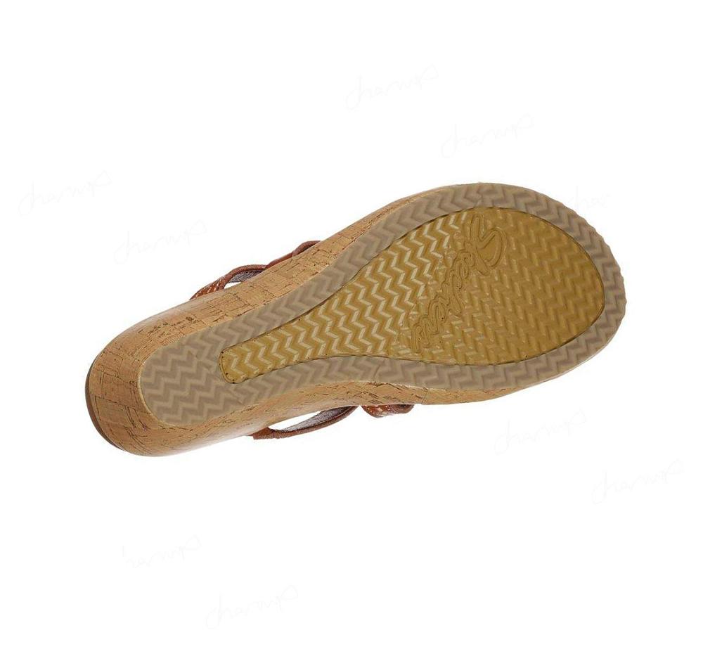 Sandalias Skechers Beverlee - Tiger Posse Mujer Marrones | 50553_AR