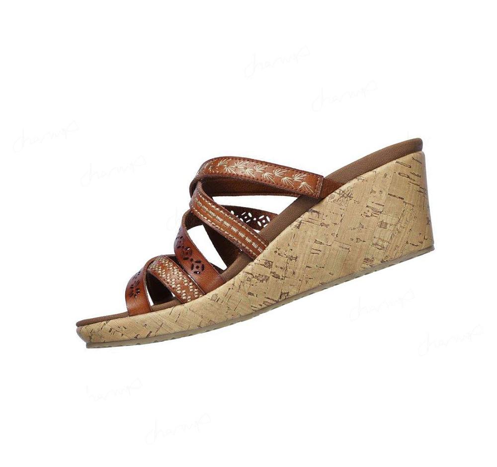 Sandalias Skechers Beverlee - Tiger Posse Mujer Marrones | 50553_AR