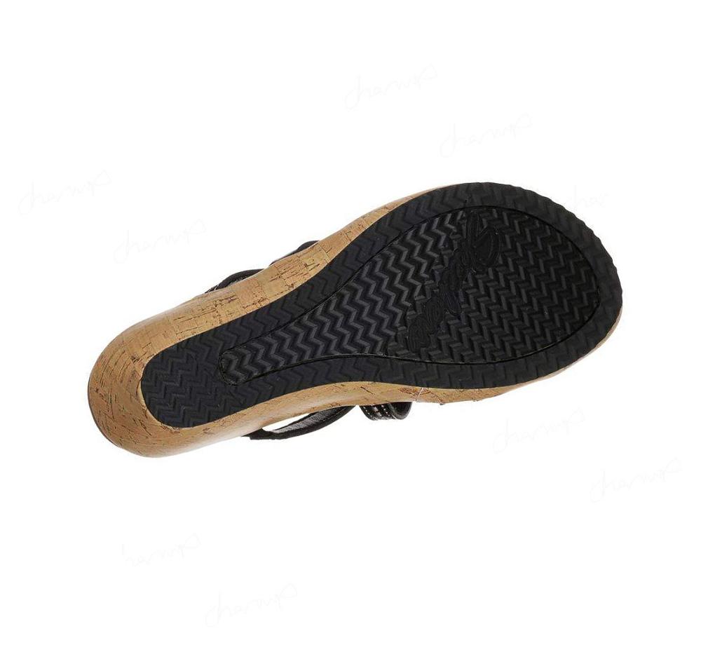 Sandalias Skechers Beverlee - Tiger Posse Mujer Negras | 506TD_AR