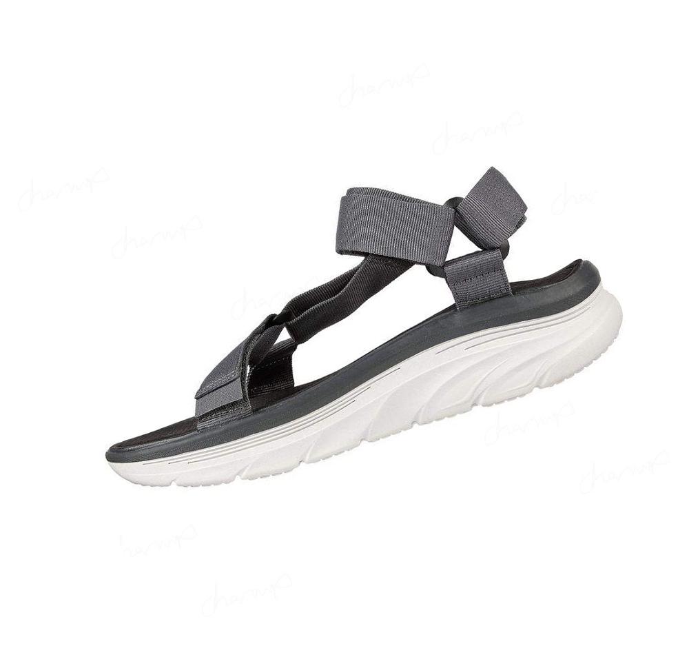 Sandalias Skechers D'Lux Walker Hombre Gris | 6558L_AR