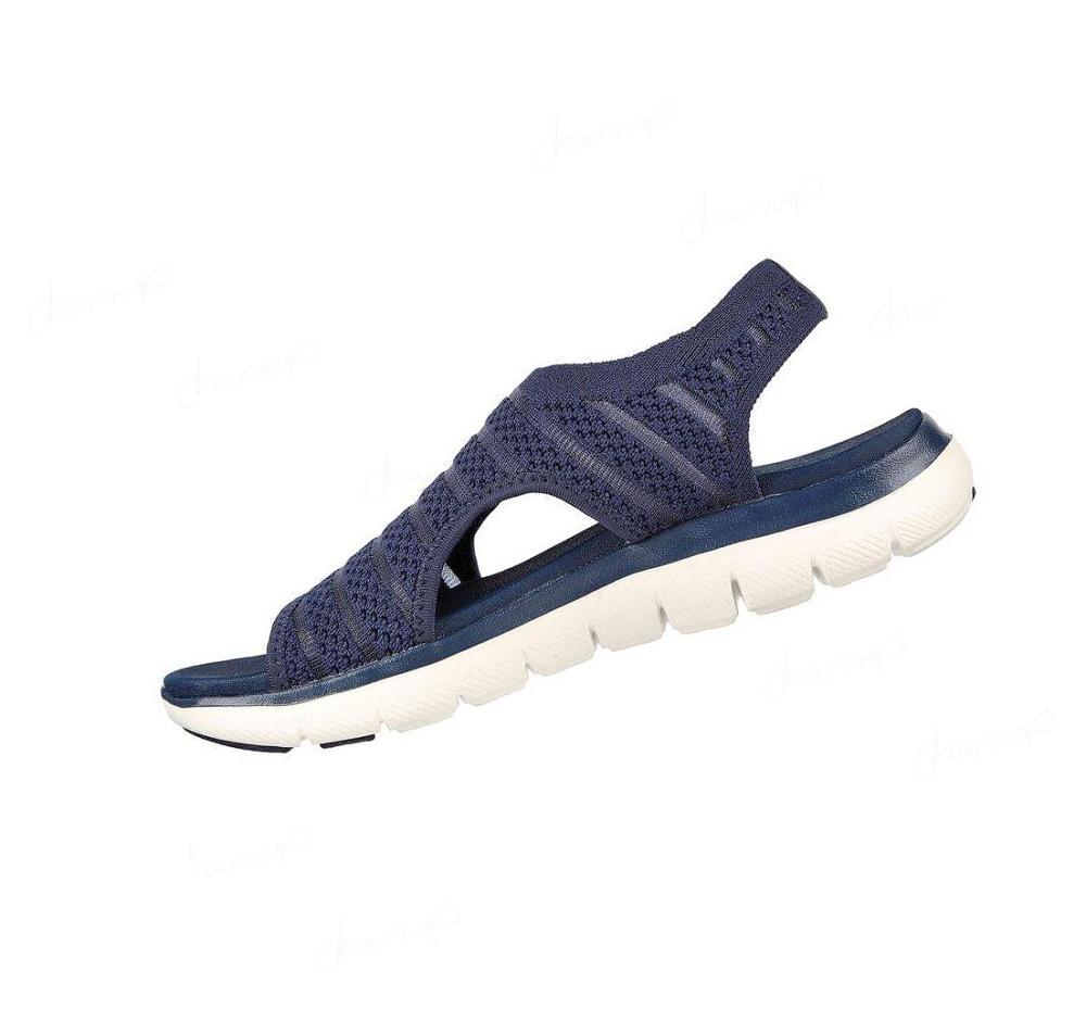 Sandalias Skechers Flex Appeal 2.5 - Boldest Mujer Azul Marino | A6550_AR