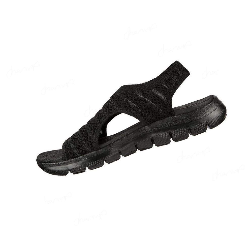 Sandalias Skechers Flex Appeal 2.5 - Boldest Mujer Negras | A66T8_AR