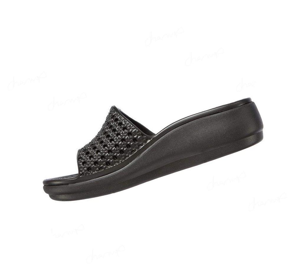 Sandalias Skechers Foamies: Arch Fit Ascend - Darling Mujer Negras | A255D_AR