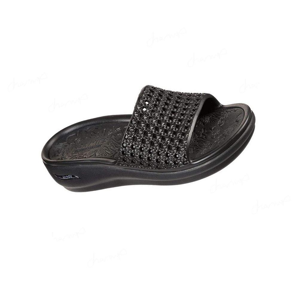 Sandalias Skechers Foamies: Arch Fit Ascend - Darling Mujer Negras | A255D_AR