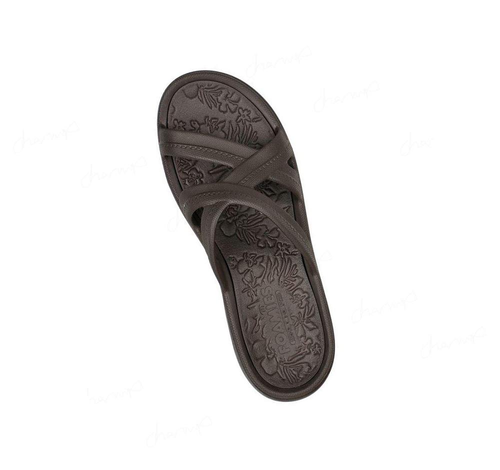 Sandalias Skechers Foamies: Arch Fit Ascend - Avenue Mujer Chocolate | A26TP_AR