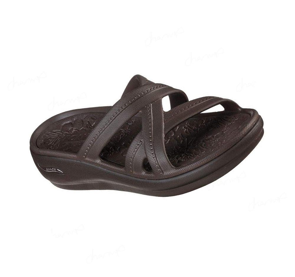 Sandalias Skechers Foamies: Arch Fit Ascend - Avenue Mujer Chocolate | A26TP_AR