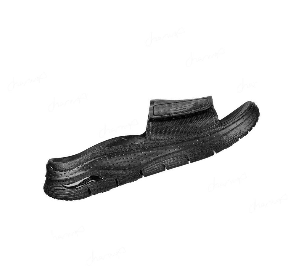 Sandalias Skechers Foamies: Arch Fit - Feelin Fresh Hombre Negras | 6A333_AR