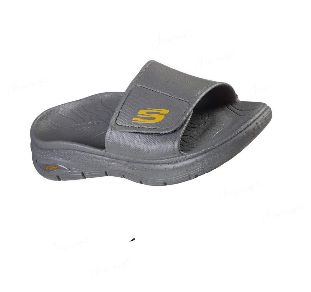 Sandalias Skechers Foamies: Arch Fit - Feelin Fresh Hombre Gris | 6A58S_AR