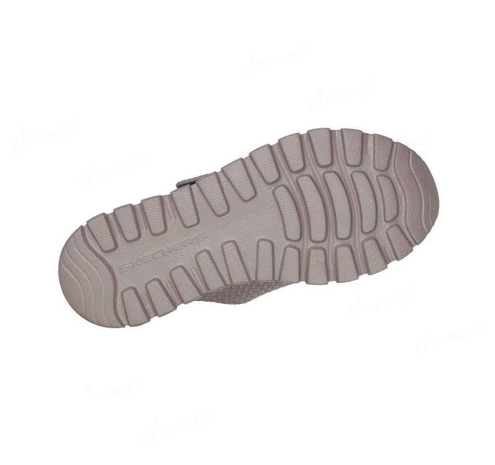 Sandalias Skechers Foamies: Arch Fit Footsteps - Hi'Ness Mujer Gris Oscuro Marrones | A16TA_AR