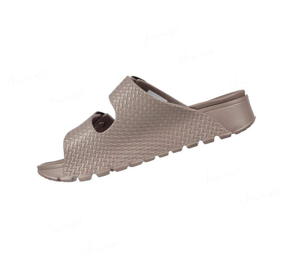 Sandalias Skechers Foamies: Arch Fit Footsteps - Hi'Ness Mujer Gris Oscuro Marrones | A16TA_AR