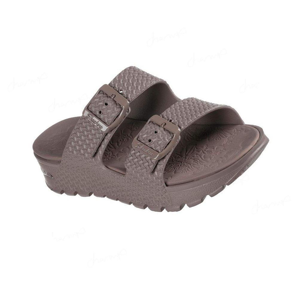 Sandalias Skechers Foamies: Arch Fit Footsteps - Hi\'Ness Mujer Gris Oscuro Marrones | A16TA_AR