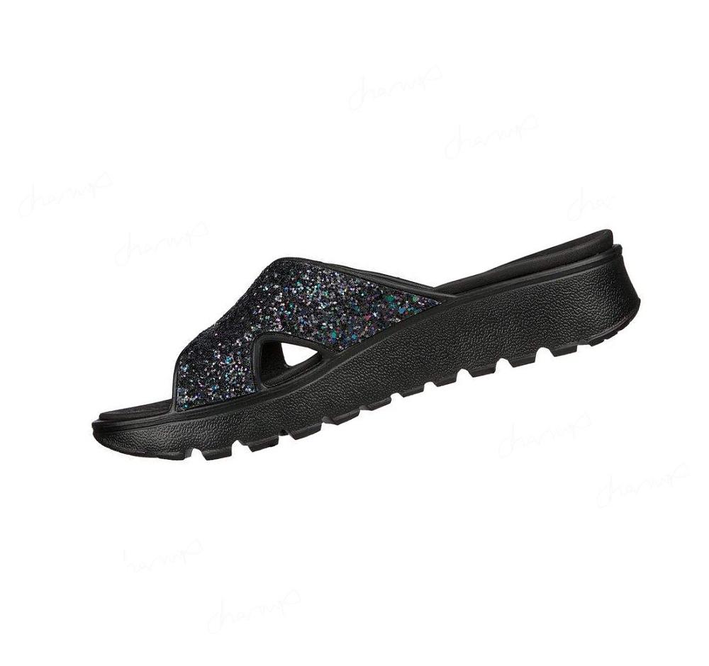 Sandalias Skechers Foamies: Arch Fit Footsteps - Dazzled Girl Mujer Negras | A180R_AR