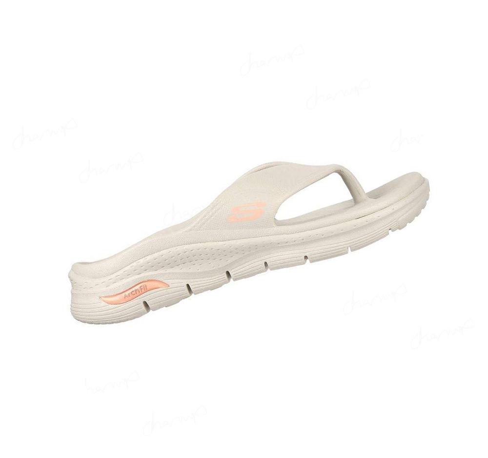 Sandalias Skechers Foamies: Arch Fit Mujer Beige | A280C_AR