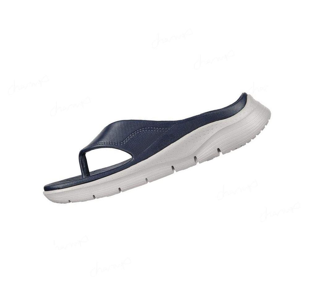 Sandalias Skechers Foamies: Arch Fit Mujer Azul Marino | A2T8L_AR