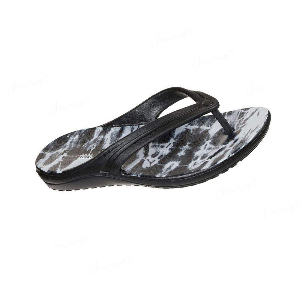 Sandalias Skechers Foamies: Bay Breeze Mujer Negras | A3533_AR