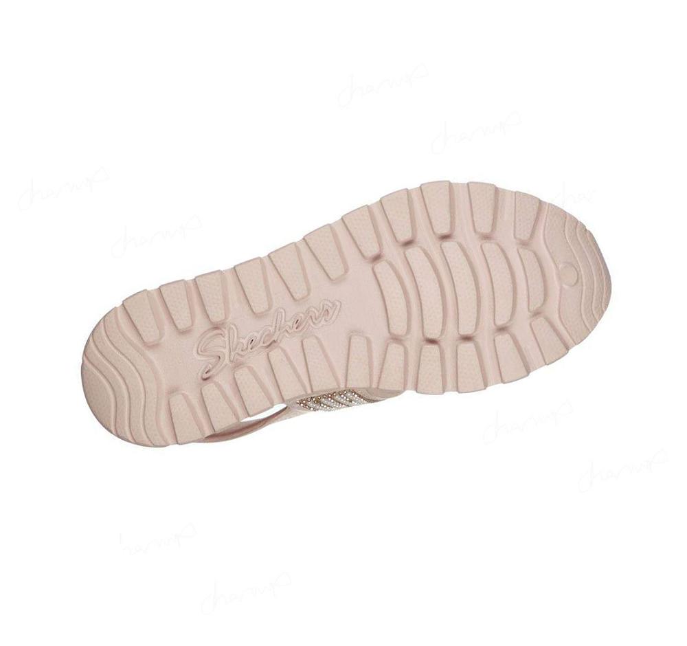 Sandalias Skechers Foamies: Footsteps - How Extra Mujer Rosas | A080A_AR