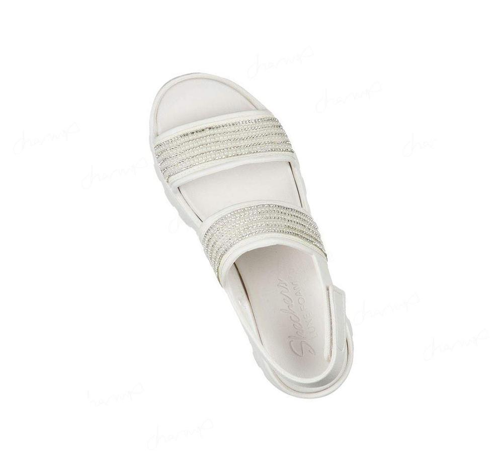 Sandalias Skechers Foamies: Footsteps - How Extra Mujer Blancas | A0T8B_AR