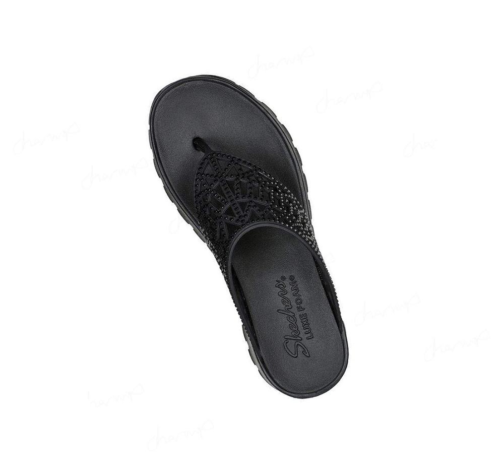 Sandalias Skechers Foamies: Footsteps - She's Cute Mujer Negras | A128R_AR