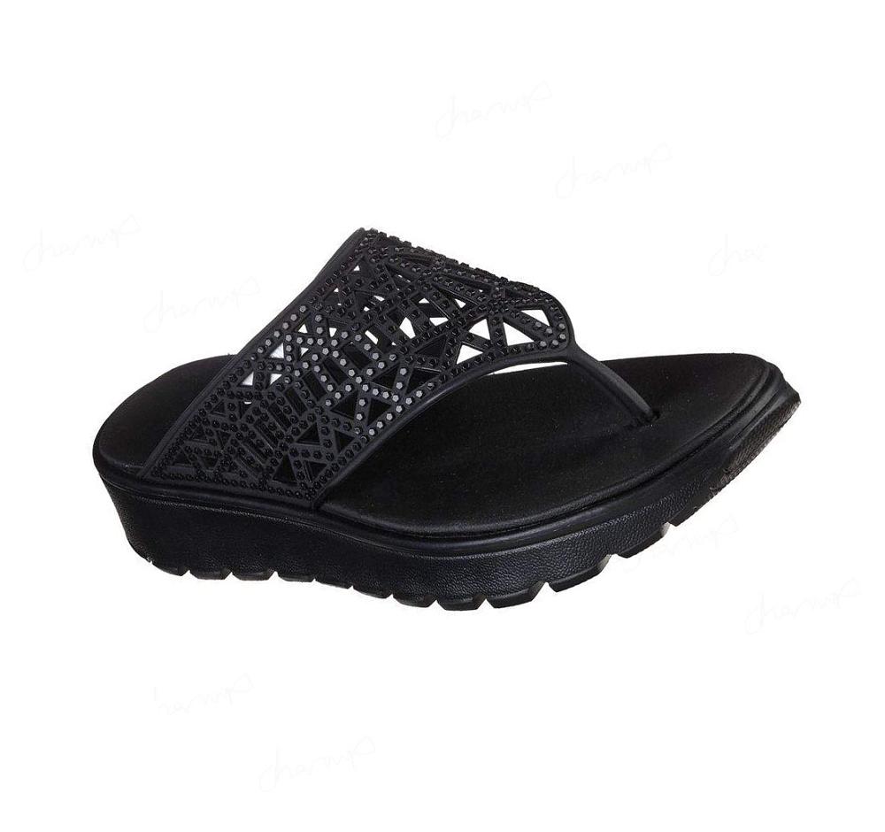 Sandalias Skechers Foamies: Footsteps - She\'s Cute Mujer Negras | A128R_AR