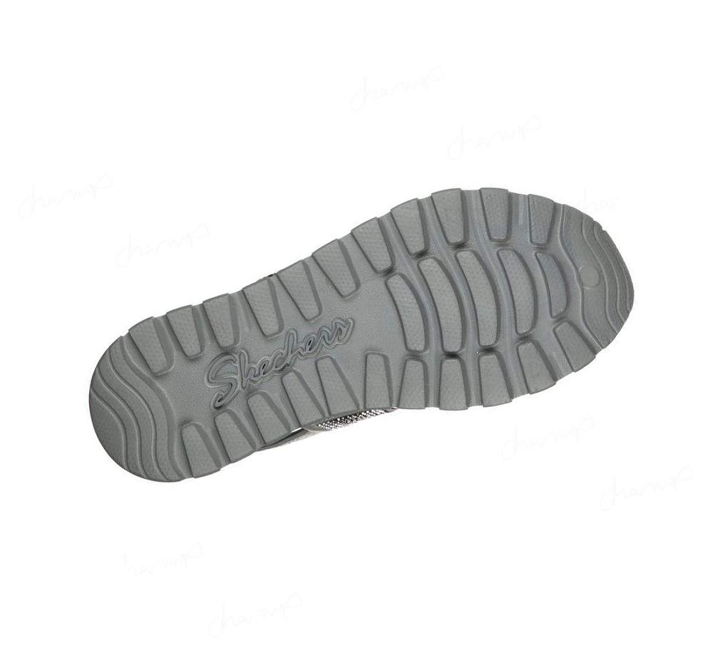 Sandalias Skechers Foamies: Footsteps Mujer Gris | A01T8_AR