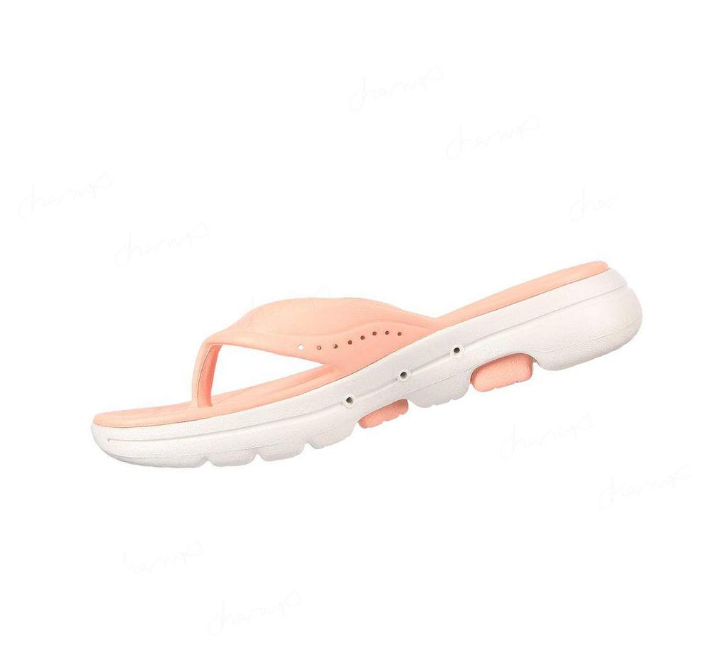 Sandalias Skechers Foamies: GO WALK 5 - Fall for It Mujer Coral | A330L_AR