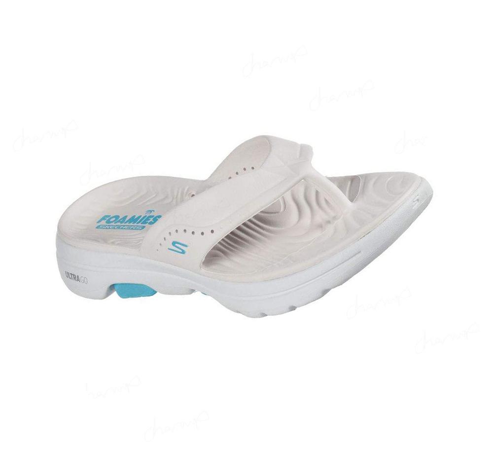 Sandalias Skechers Foamies: GOwalk 5 - Bali Mujer Blancas | A3013_AR