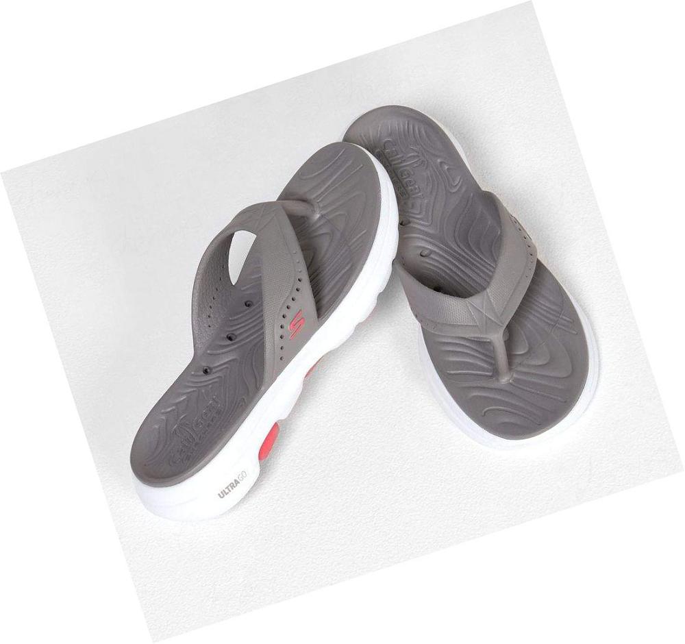 Sandalias Skechers Foamies: GOwalk 5 - Bali Mujer Gris | A305B_AR