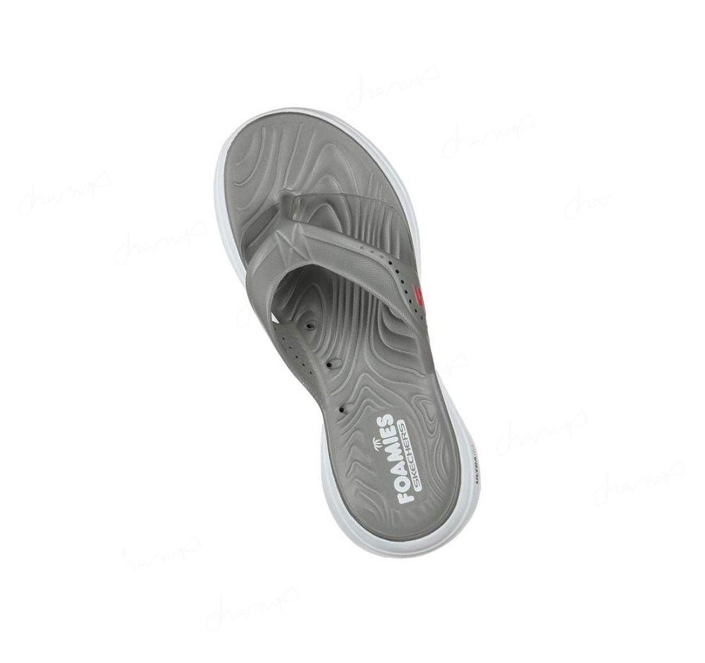 Sandalias Skechers Foamies: GOwalk 5 - Bali Mujer Gris | A305B_AR