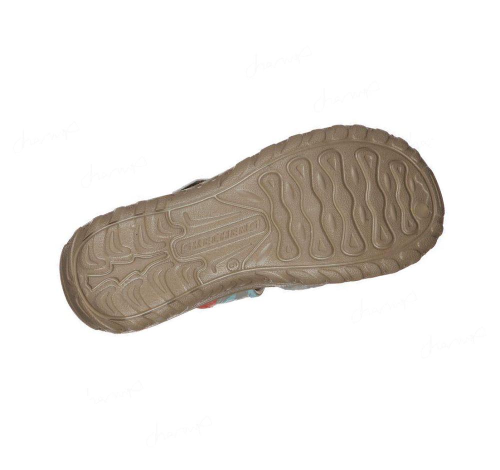 Sandalias Skechers Foamies: Reggae - Rainforest Mujer Gris Marrones | AA053_AR