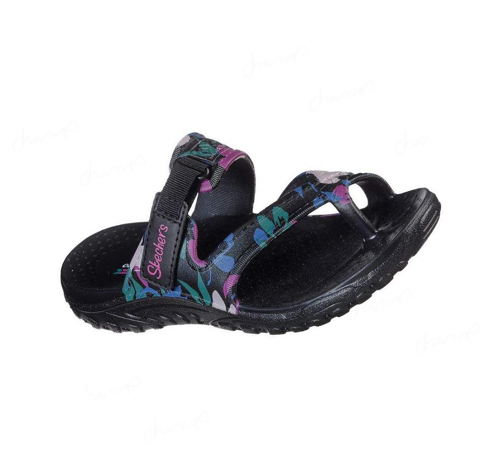 Sandalias Skechers Foamies: Reggae - Rainforest Mujer Negras | AA26L_AR