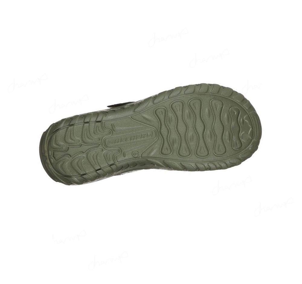 Sandalias Skechers Foamies: Reggae - Retreat Mujer Verde Oliva Multicolor | A392A_AR