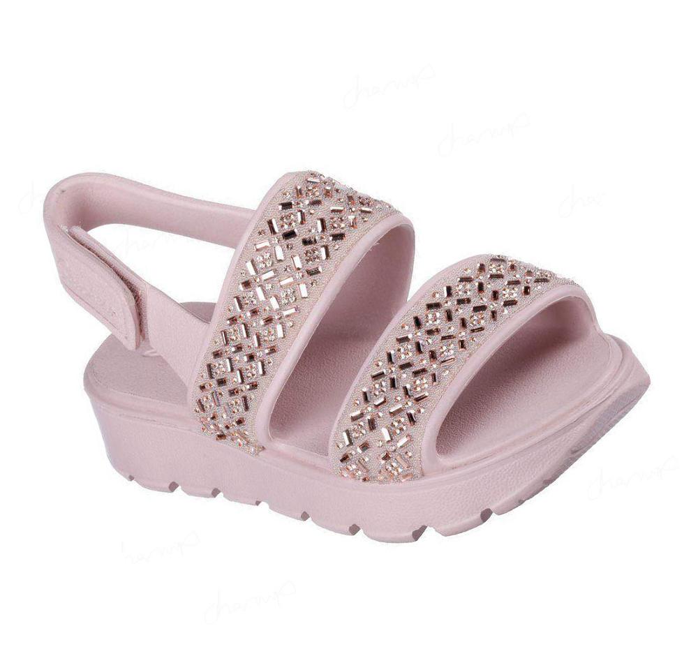 Sandalias Skechers Footsteps - Lil Glam Party Niña Rosas | A8A5X_AR