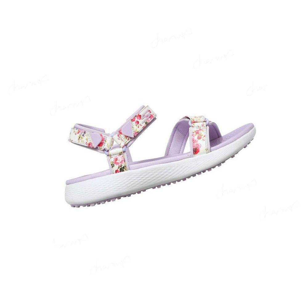 Sandalias Skechers GO GOLF 600 - Garden Mujer Blancas Multicolor | AAA2B_AR