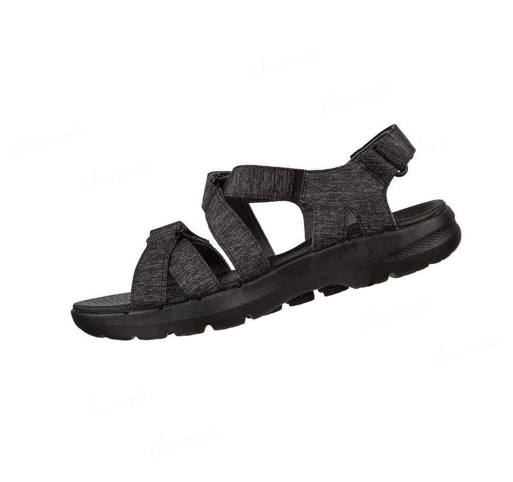 Sandalias Skechers GO WALK 6 - Limitless Mujer Negras Gris | AT92L_AR