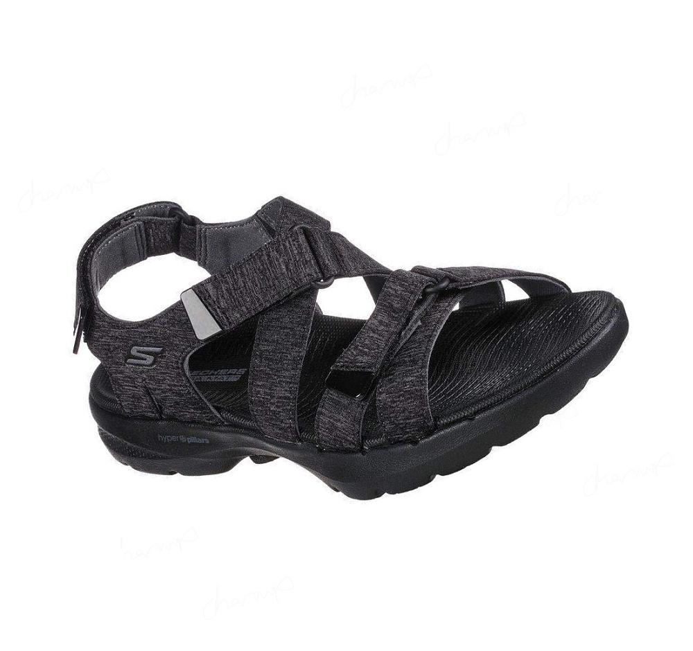 Sandalias Skechers GO WALK 6 - Limitless Mujer Negras Gris | AT92L_AR