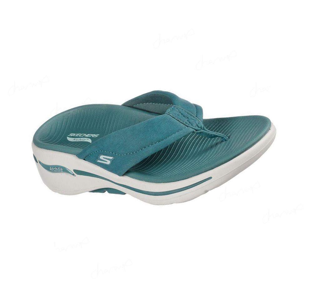 Sandalias Skechers GO WALK Arch Fit - Astound Mujer Turquesa | 5A53E_AR