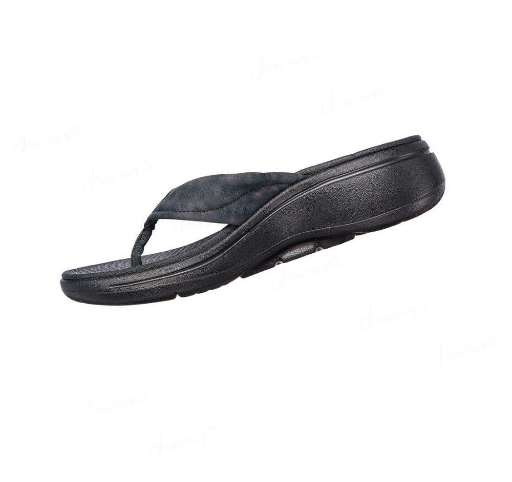 Sandalias Skechers GO WALK Arch Fit - Astound Mujer Negras | 5AT6C_AR