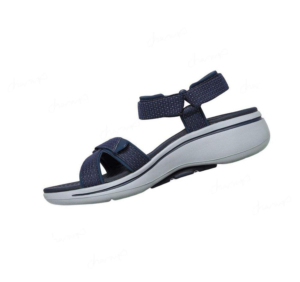 Sandalias Skechers GO WALK Arch Fit - Cruise Around Mujer Azul Marino | 526TB_AR