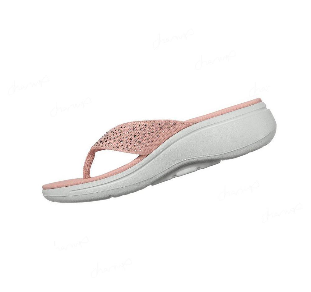 Sandalias Skechers GO WALK Arch Fit - Dazzle Mujer Rosas | 5AT85_AR