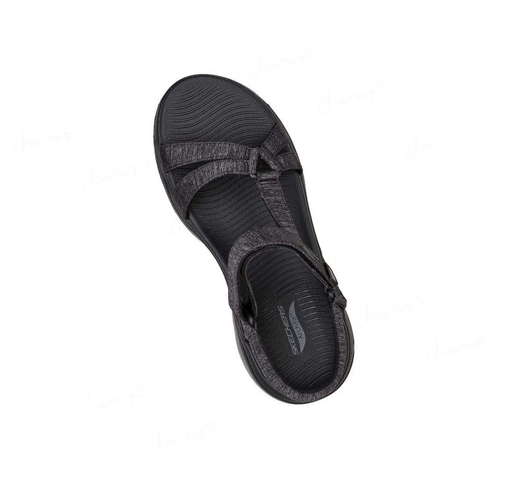 Sandalias Skechers GO WALK Arch Fit - Elite Mujer Negras | 5280K_AR