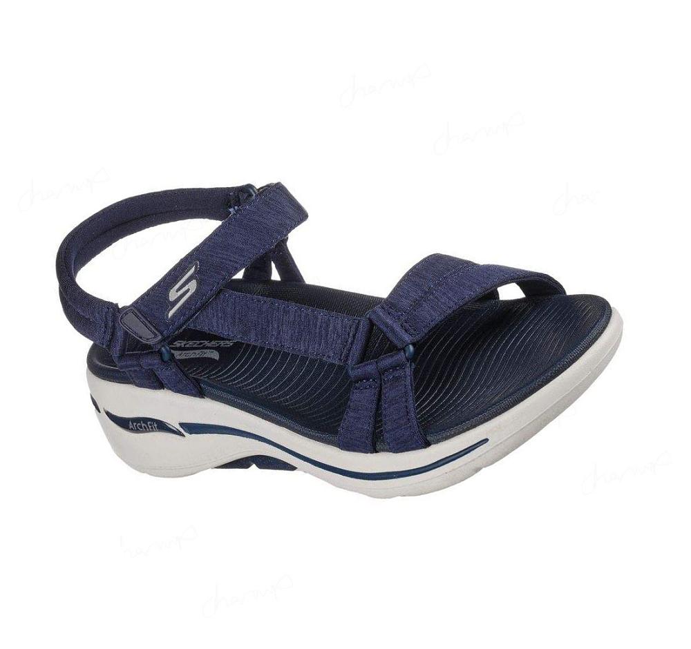 Sandalias Skechers GO WALK Arch Fit - Elite Mujer Azul Marino | 52T8A_AR