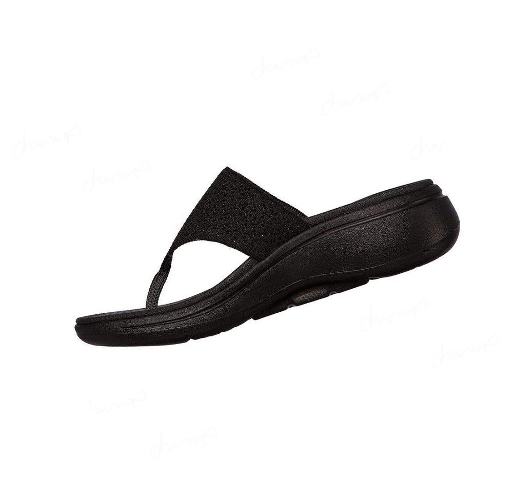 Sandalias Skechers GO WALK Arch Fit - Weekender Mujer Negras | 5A51D_AR